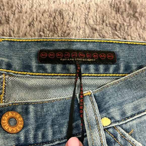 AG Adriano Goldschmied The Legend Bootcut Jeans Mid Rise Stretch Light Size 26 - Picture 5 of 10